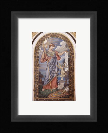 Framed Second Floor, East Corridor. Mosaic of Minerva library of congress washington Print