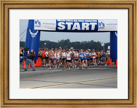 Framed Air Force Marathon Print