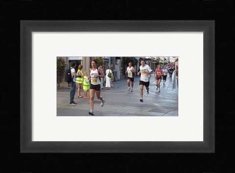 Framed Jersey Marathon 2011 Print