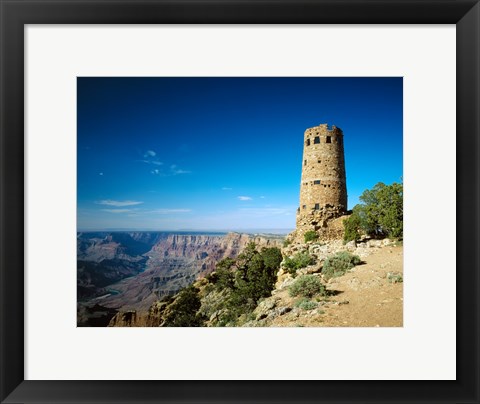 Framed Arizon&#39;a Grand Canyon Watch Tower Print