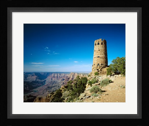 Framed Arizon'a Grand Canyon Watch Tower Print