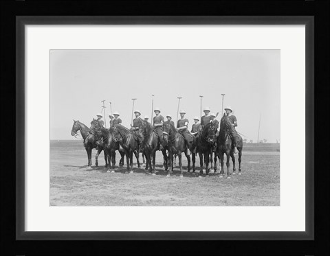 Framed Police Show Polo Team Print