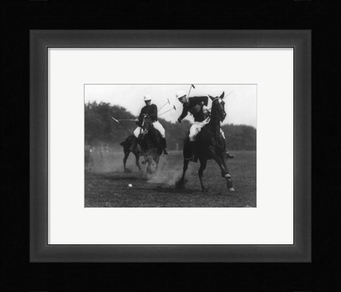 Framed This was the first match of the War Dept. Polo Association Tournament Print