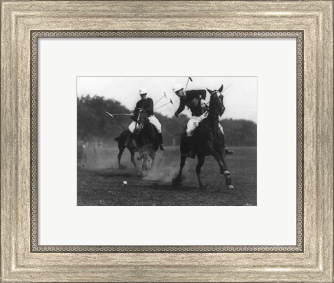 Framed This was the first match of the War Dept. Polo Association Tournament Print