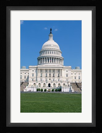Framed Photo of the Capitol Building, Washington, D.C. Print