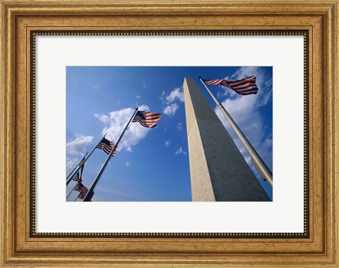 Framed Low angle view of the Washington Monument, Washington, D.C., USA Print