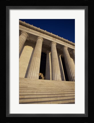 Framed Facade of the Lincoln Memorial, Washington, D.C., USA Print