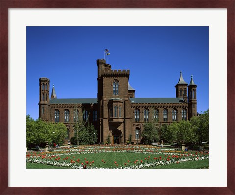 Framed Smithsonian Institution Building, Washington D.C., USA Print