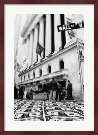 Framed Wall Street Print
