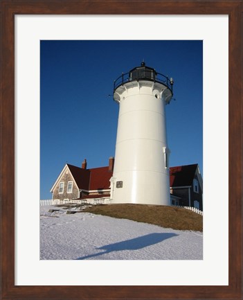 Framed Nobska Lighthouse Cape Cod Print