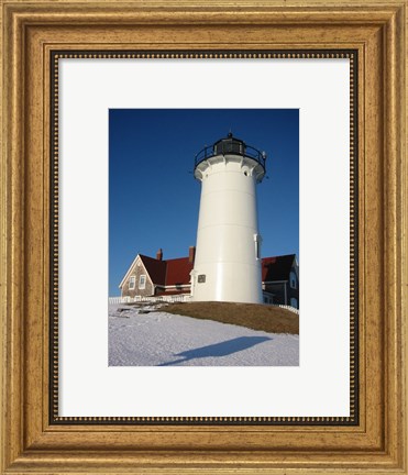 Framed Nobska Lighthouse Cape Cod Print
