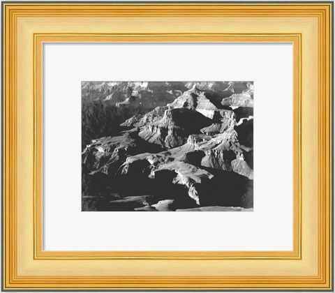 Framed Grand Canyon close in panorama Print