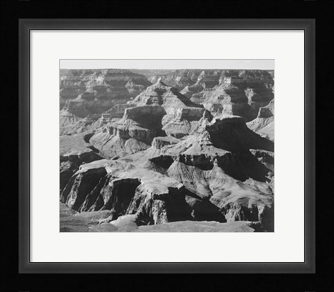 Framed View of rock formations, Grand Canyon National Park,  Arizona, 1933 Print
