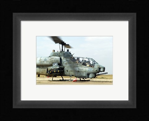 Framed AH-1A Cobra Print