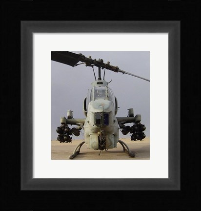 Framed AH-1 Cobra Print