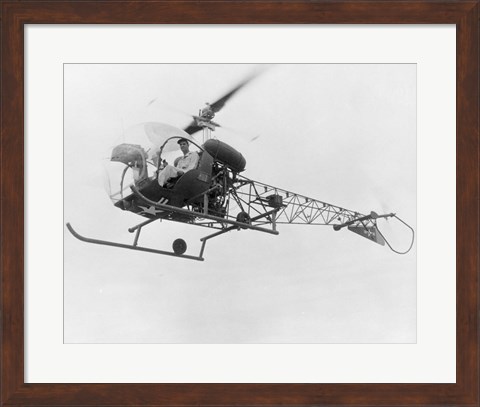 Framed Bell 47-OH-13 Print