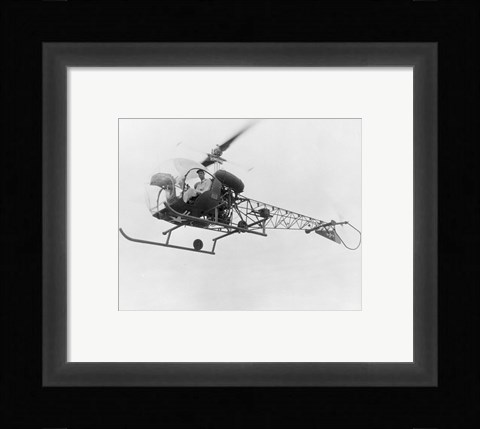 Framed Bell 47-OH-13 Print