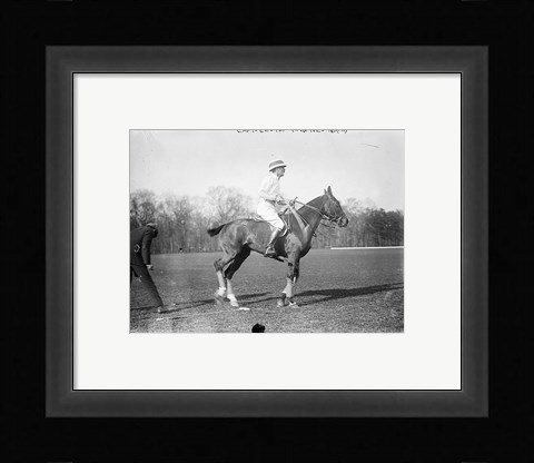 Framed Capt. Lloyd  Eng. Polo Team Print