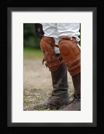 Framed Polo Kneepads Print