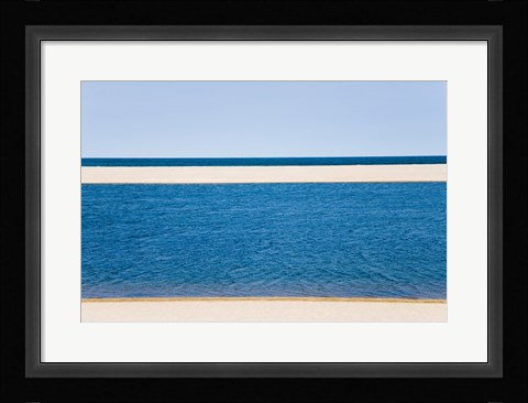Framed Panoramic view of the sea, Cape Cod, Massachusetts, USA Print