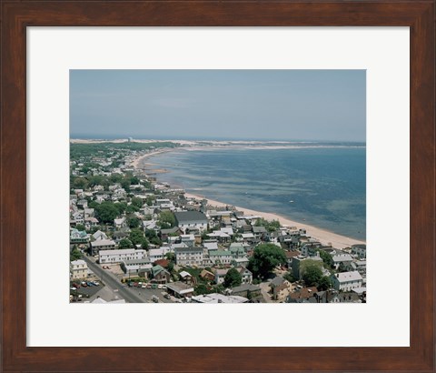 Framed USA, Massachusetts, Cape Cod, Provincetown, townscape Print