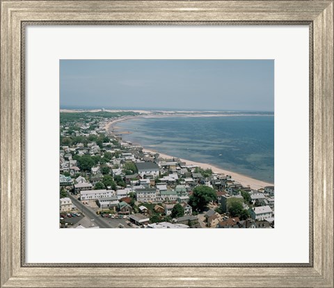 Framed USA, Massachusetts, Cape Cod, Provincetown, townscape Print