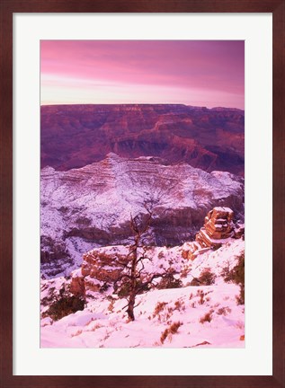 Framed South Rim Grand Canyon National Park Arizona USA Print