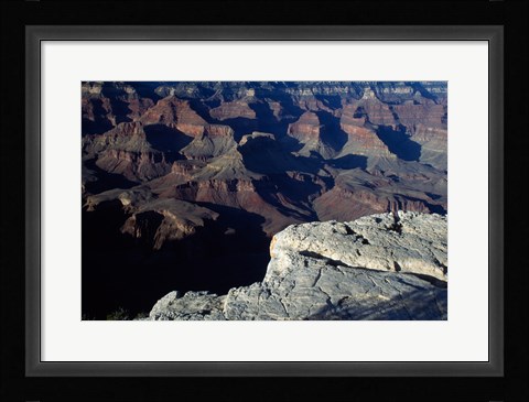 Framed Wide Angle View of the Grand Canyon National Park Print