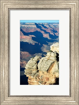 Framed Rock Close-Up at the Grand Canyon Print