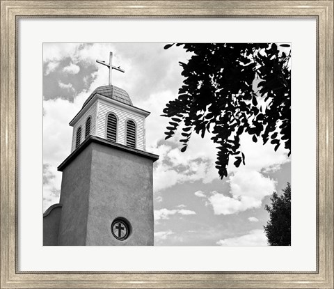 Framed Church of Los Cerrillos Print
