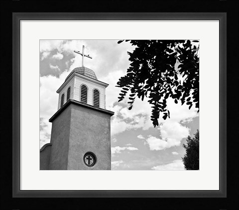 Framed Church of Los Cerrillos Print