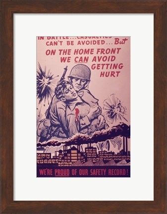 Framed We Can Avoid Getting Hurt Print