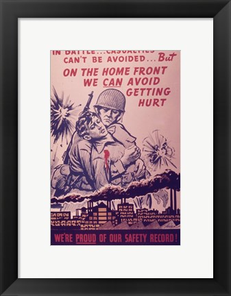 Framed We Can Avoid Getting Hurt Print