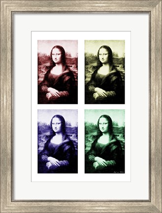 Framed Moody Mona Print