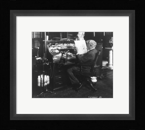 Framed Thomas Alva Edison, 1847-1931 Print