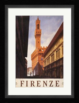 Framed Firenze Print