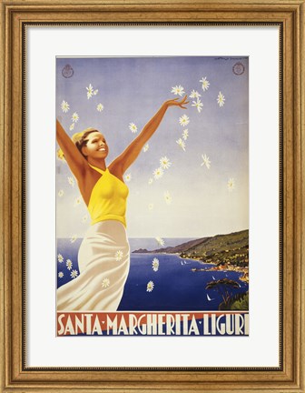 Framed Santa Margherita Ligure Print