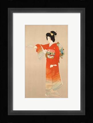 Framed Board of Tourist Industry poster, Japanese Government Railways Print