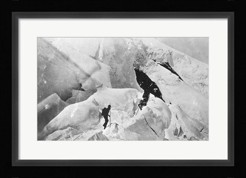 Framed Climbing Mt. St. Elias Print