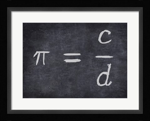 Framed Pi Print