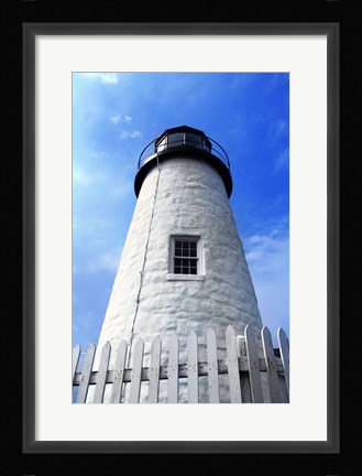 Framed Pemaquid Lighthouse Print