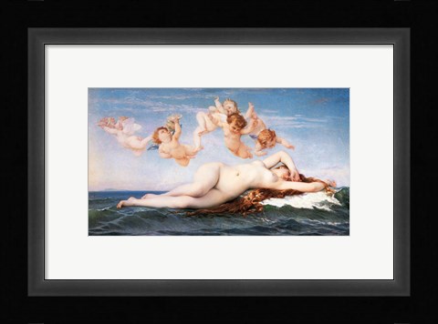 Framed 1863 Alexandre Cabanel - The Birth of Venus Print