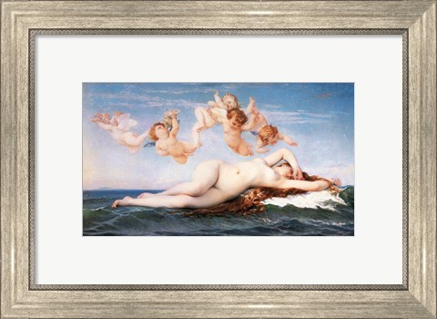 Framed 1863 Alexandre Cabanel - The Birth of Venus Print