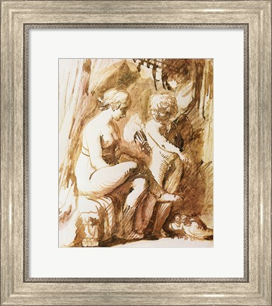 Framed Adam Elsheimer Aphrodite Print