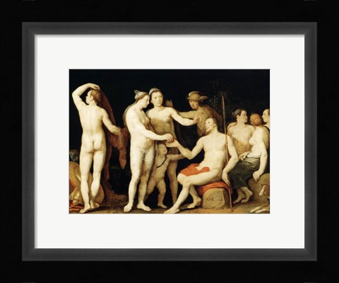 Framed Judgment of Paris Aphrodite Print