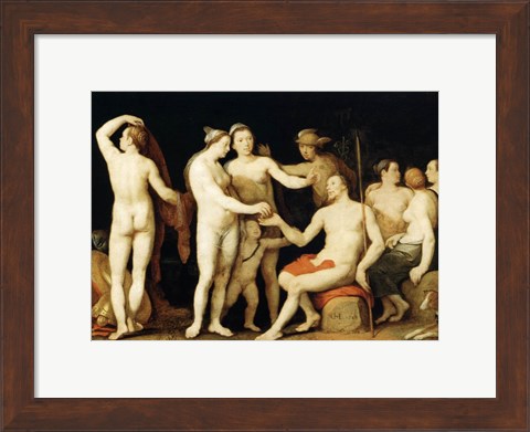 Framed Judgment of Paris Aphrodite Print
