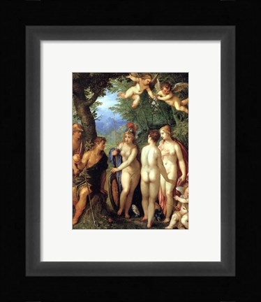 Framed Judgment of Paris Print