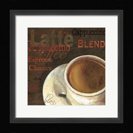 Framed Cappuccino Print