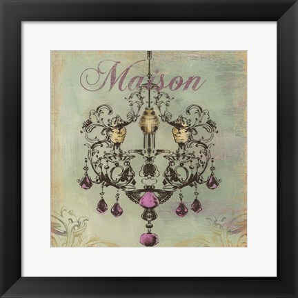 Framed Maison-  mini Print