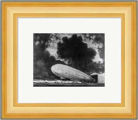 Framed Zeppelin Print